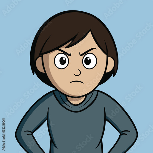 gaze steady and unwavering refusing to back down