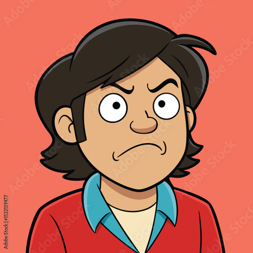 jaw set barely tolerating something unpleasant