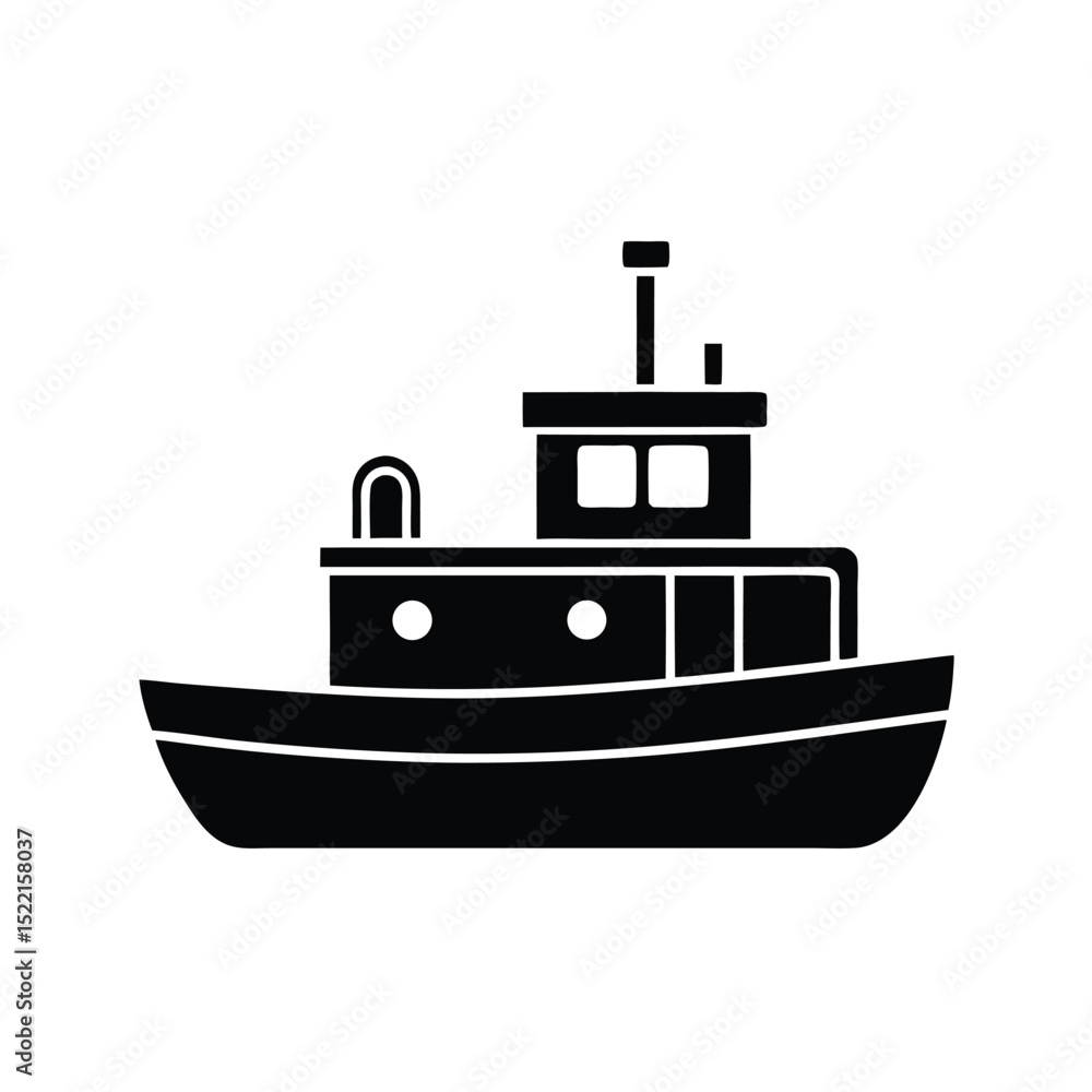 Obraz premium Trumpet Flat Clean Vector Icon