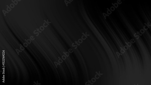Abstract Black Flowing Liquid Waves Background Animation – Seamless Looping Animation