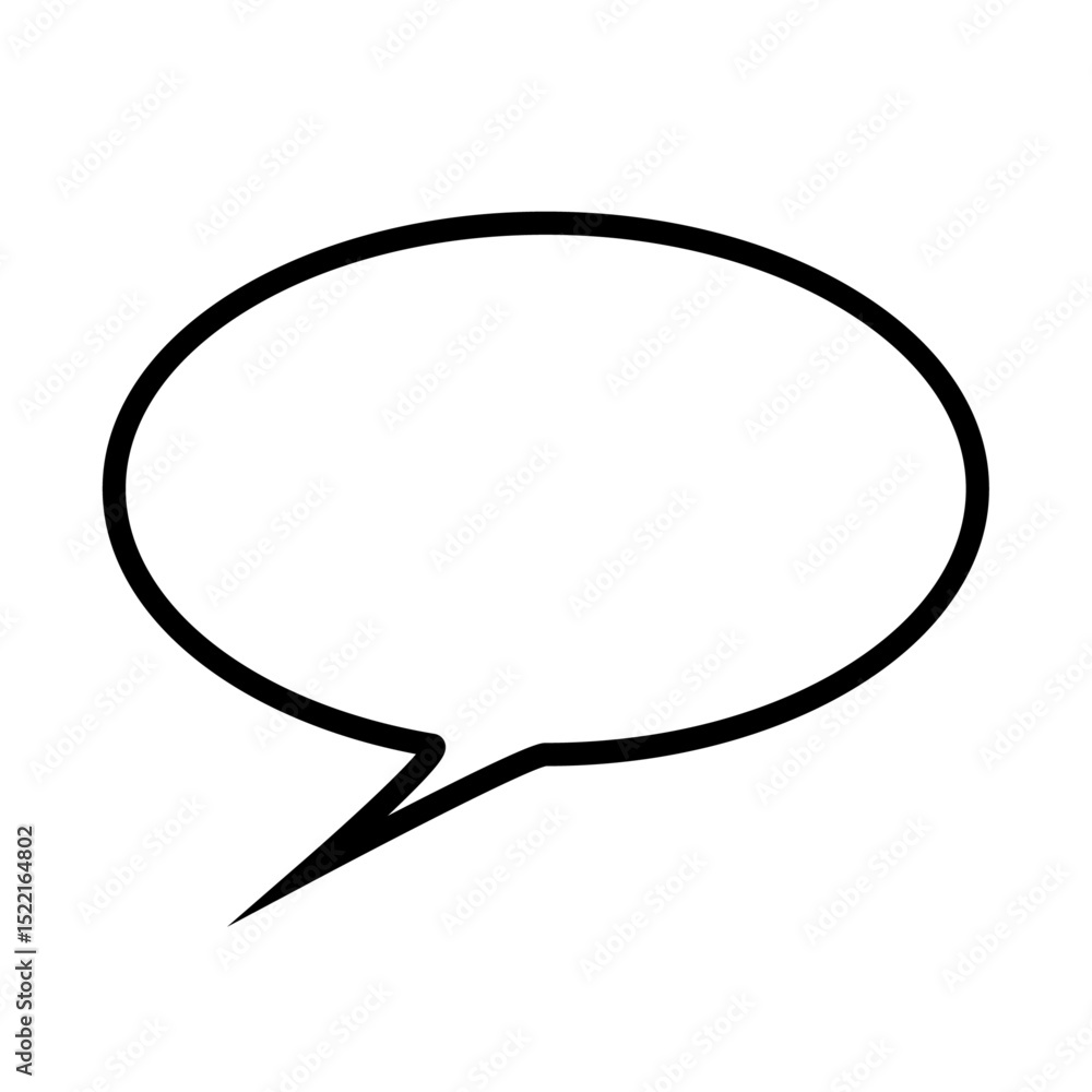 Minimalist Black and White Speech Bubble. Speech Bubble Single Line Icon. Chat bubble solid icons, minimalist. communication, conversation, thoughts. Vector illustration Minimalist Black and White Speech Bubble. Speech Bubble Single Line Icon. Chat bubble solid icons, minimalist. communication, conversation, thoughts. Vector illustration