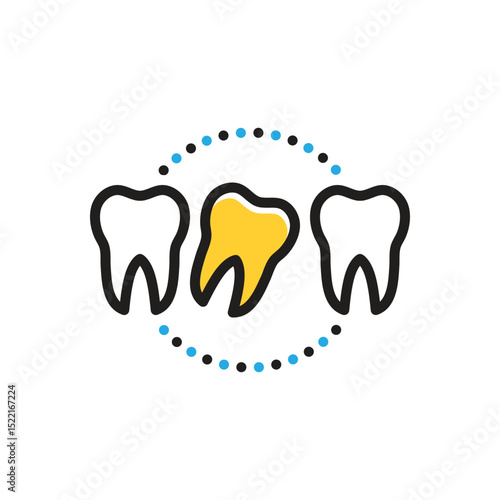 Multi color icon for loose