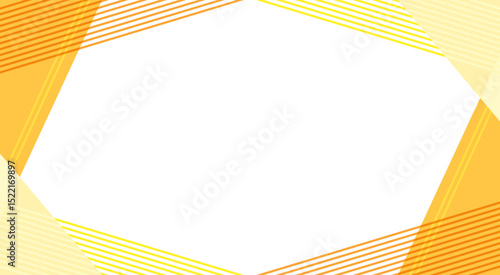 ポップな雰囲気のフレーム素材