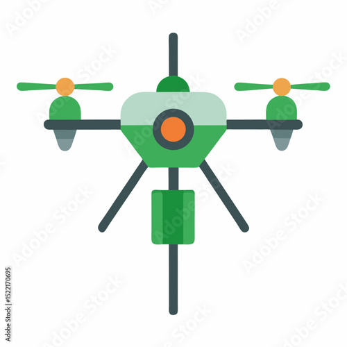 Automated Reforestation Drone with Gps Transparent Background