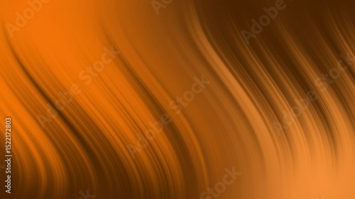 Abstract Orange Flowing Liquid Waves Background Animation – Seamless Looping Animation