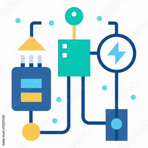 Ai Driven Energy Management Platform Ui illustration Cutout