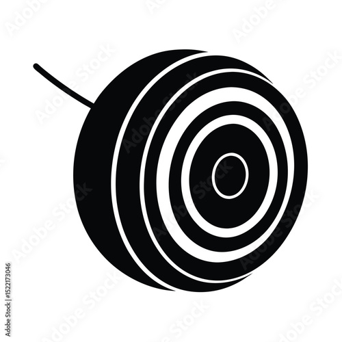 Yo Yo Icon Vector Flat and Clean Look Isolated