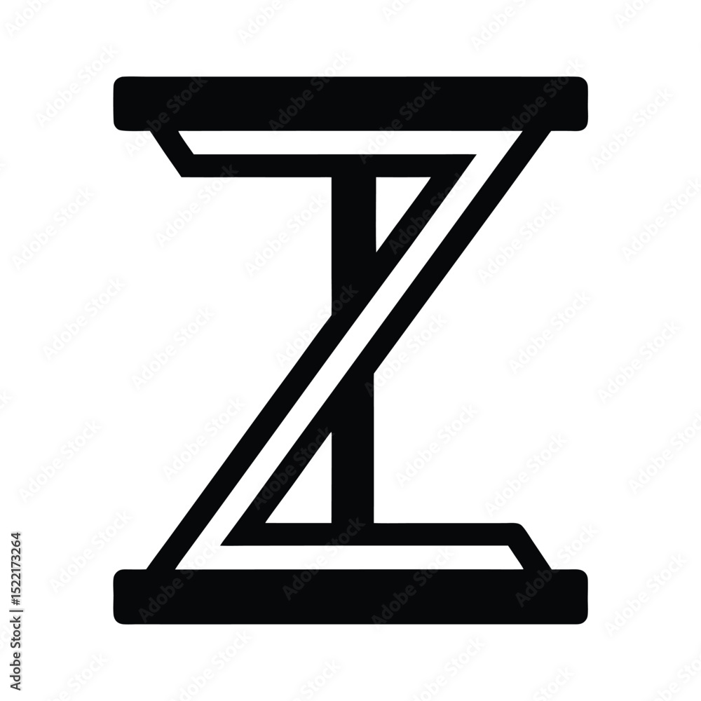 Z Axis Icon Vector Flat and Clean Look Isolated Z Axis Icon Vector Flat and Clean Look Isolated