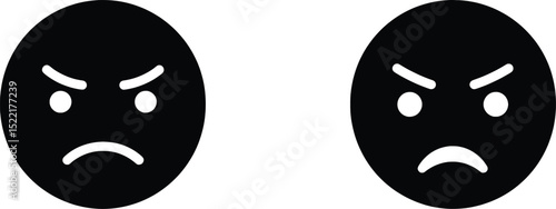 Angry Emotion Vector Illustration  A Powerful Design Element