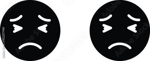 Emotional Vector Illustration Sadness and Worry