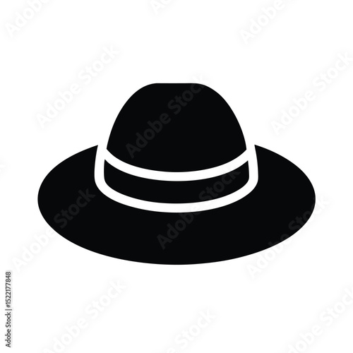 Zookeeper Hat Icon Vector Flat and Clean Look