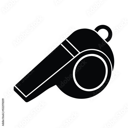 Zookeeper Whistle Icon Vector Flat and Clean Look