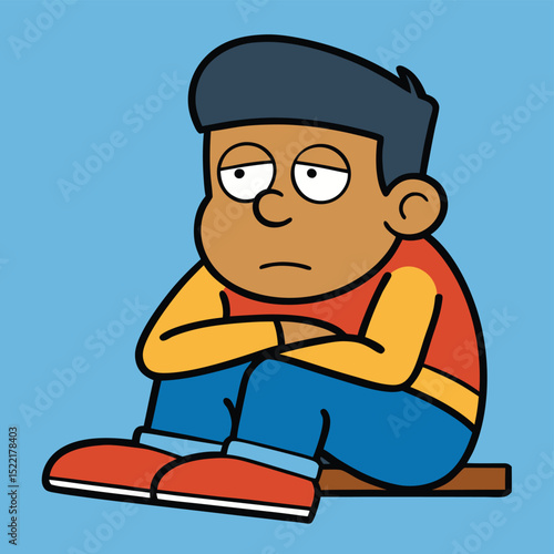Look of resigned exhaustion, just wanting to rest, utterly drained and weary.