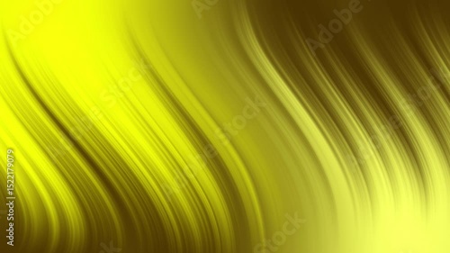 Abstract Yellow Flowing Liquid Waves Background Animation – Seamless Looping Animation