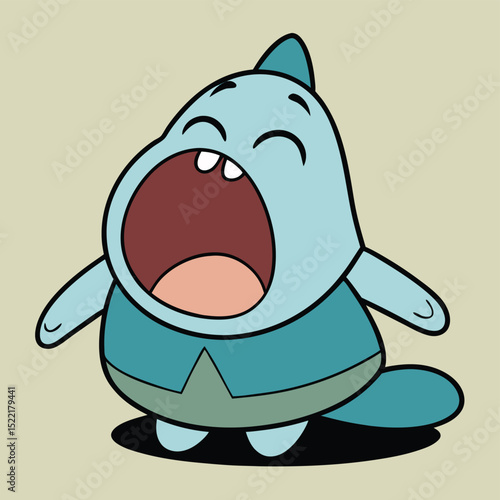 A subtle yawn, barely suppressed, showing tiredness and quiet weariness.