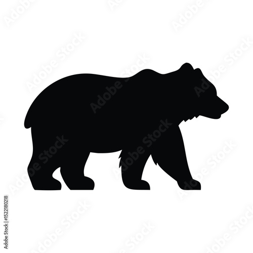 bear silhouette vector