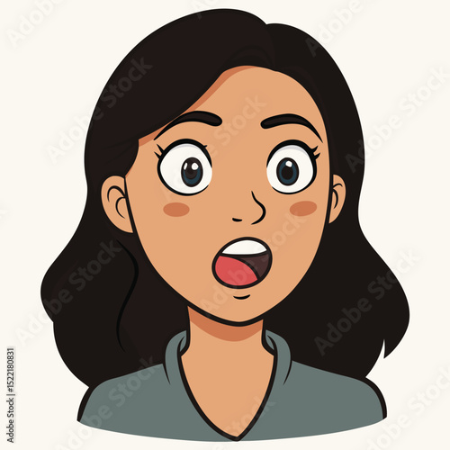 Her face conveying a sense of "Oh, really?", a subtle look of disbelief or sarcasm.
