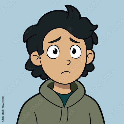 Her features slackened, lacking energy, showing exhaustion and weariness.