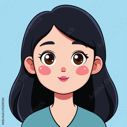 A subtle blush spreading across her cheeks, showing shyness or embarrassment, a delicate human reaction.