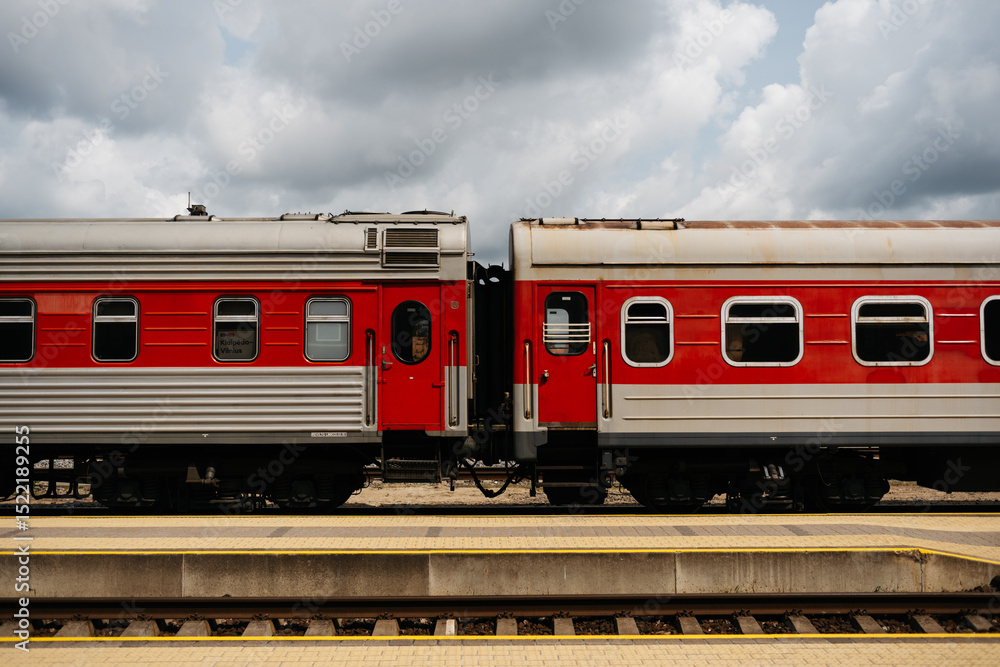 Obraz premium Klaipeda Central Train, Lithuania