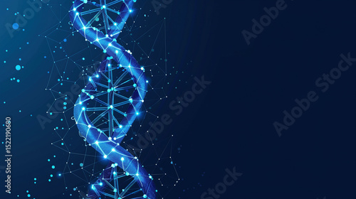 Glowing DNA double helix with methyl groups representing epigenetic modifications, genetic research and biotechnology concepts, science and medical innovation.

