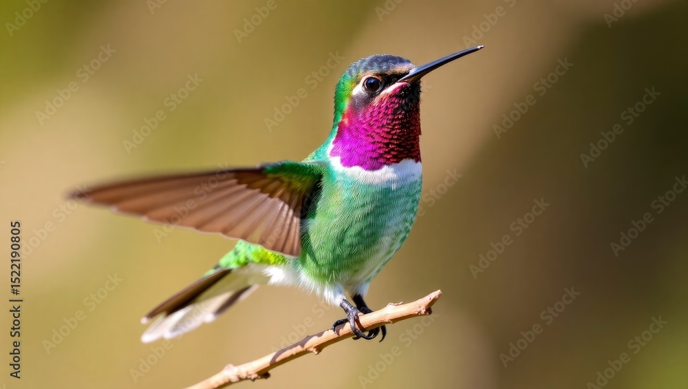 Fototapeta premium hummingbird on a branch