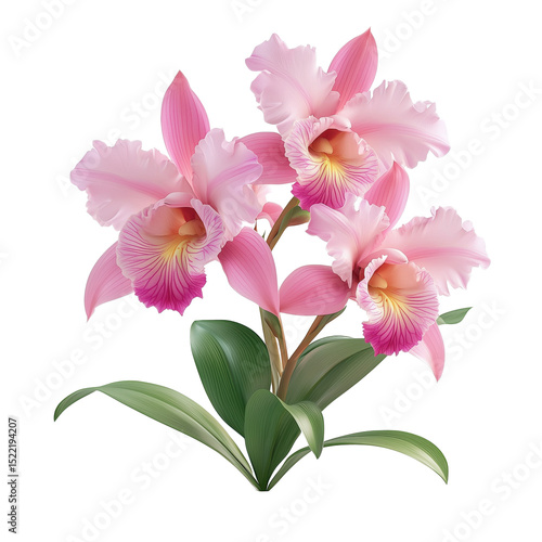 Free orchid flower transparent background