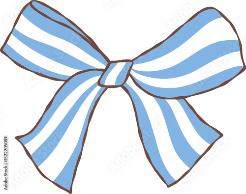 Coquette 4th of July ribbon bow stars 