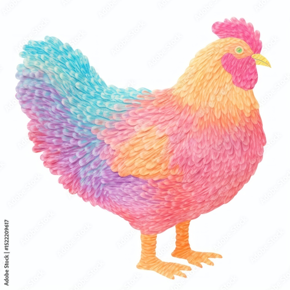 Fototapeta premium Chicken poultry animal bird.