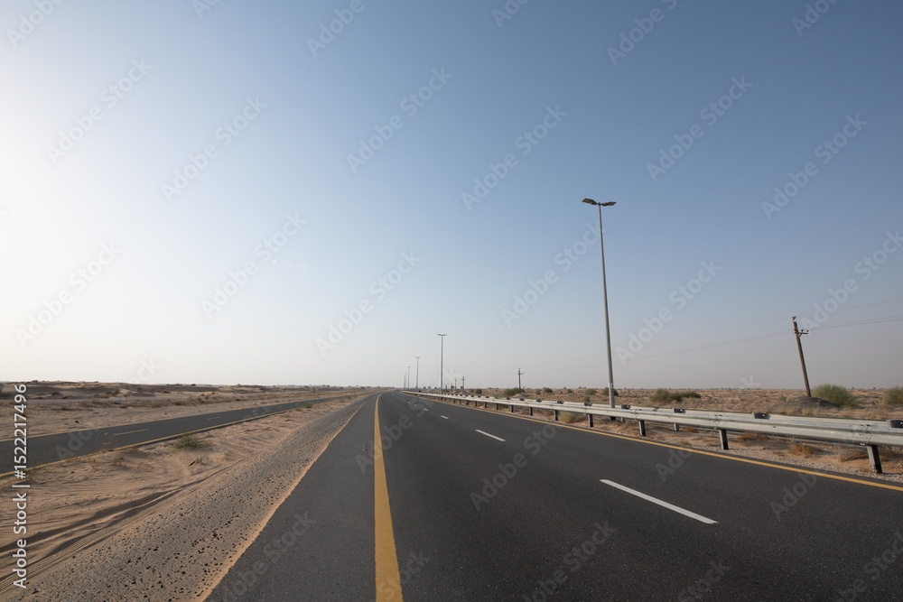 ARid desert landscape of Dubai ARid desert landscape of Dubai