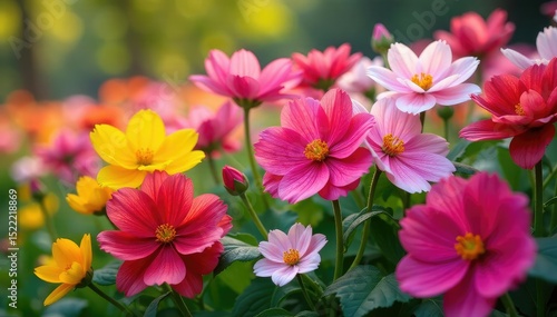 Wallpaper Mural Vibrant May flowers in full bloom, showcasing diverse colors and textures , sunshine, blossom, background Torontodigital.ca