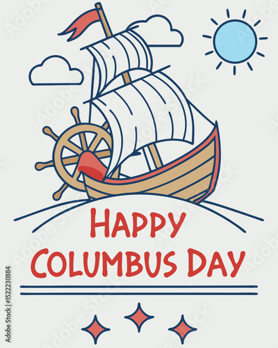 Celebrating the Historical Day of Columbus Exploring New Worlds And New Opportunities