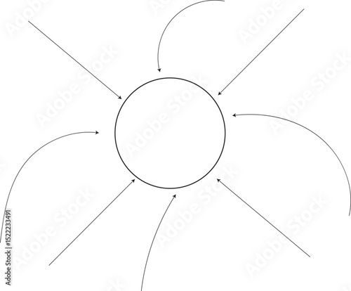 hand drawn vector illustration of a fan