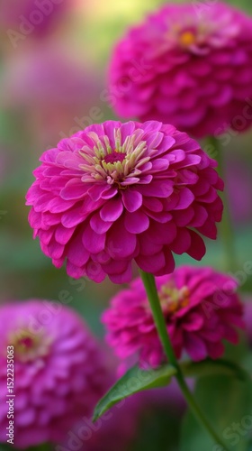 A close up of a pink flower with a yellow center