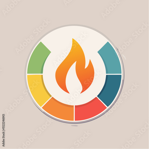 Vector fire risk indicator for weather and bushfire monitoring