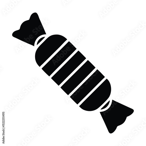 Sugar bonbon icon Simple illustration of sugar bonbon