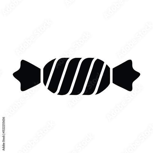 Sugar bonbon icon Simple illustration of sugar bonbon