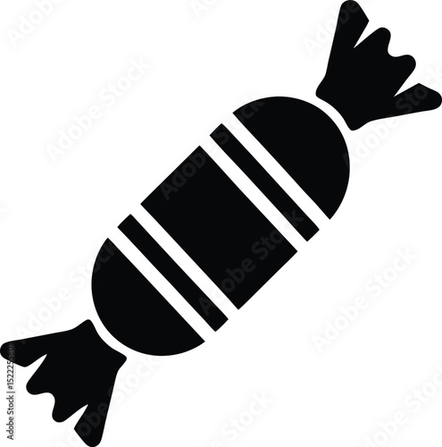Sugar bonbon icon Simple illustration of sugar bonbon