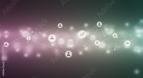 Wallpaper Mural Global Network Connections Visualizing Interconnectedness and Communication in a Digital World Torontodigital.ca