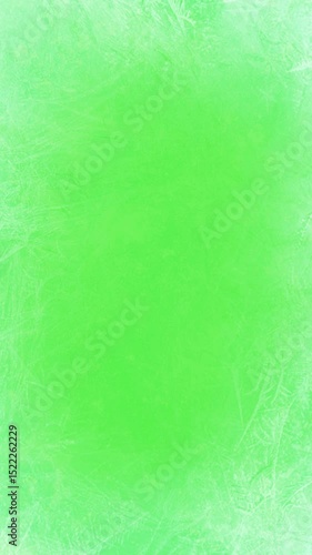 Animated frozen ice effect on green screen background.4k vertical video