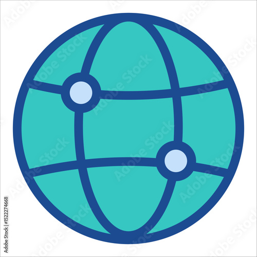 Coordinate  Icon Element For Design
