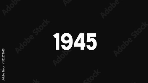 1939 to 2045 Timeline Animation Hd Extended Era from WWII to Future Visions