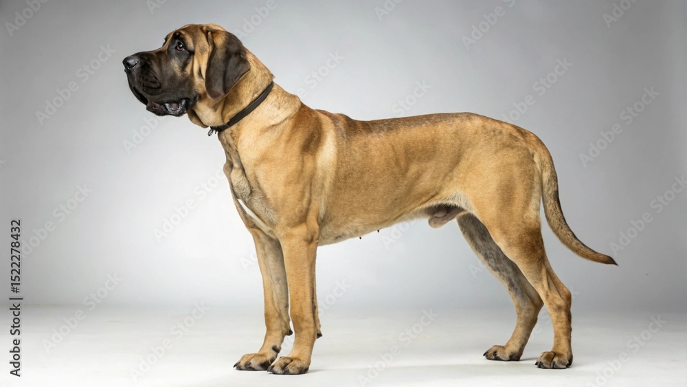 Obraz premium Fila Brasileiro on studio background