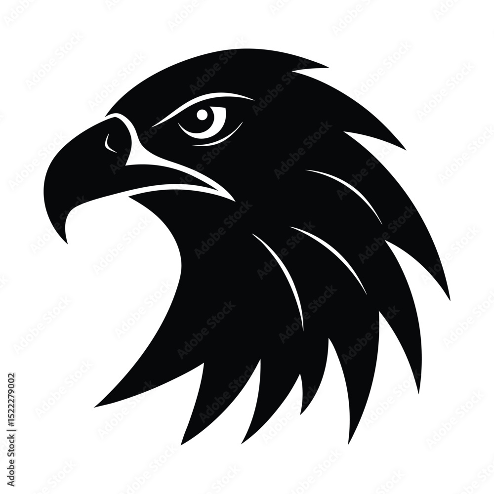 Obraz premium eagle head vector illustration