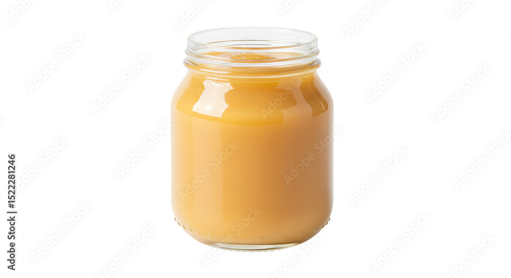 Isolated Transparent Background of Delicious Organic Honey in Jar Isolated Transparent Background of Delicious Organic Honey in Jar