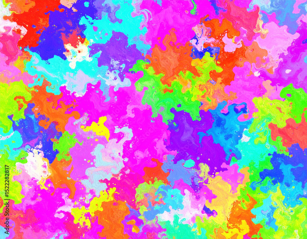 Abstract Colorful Paint Pattern Background with Vibrant Design Abstract Colorful Paint Pattern Background with Vibrant Design