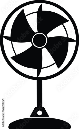 fan on black
