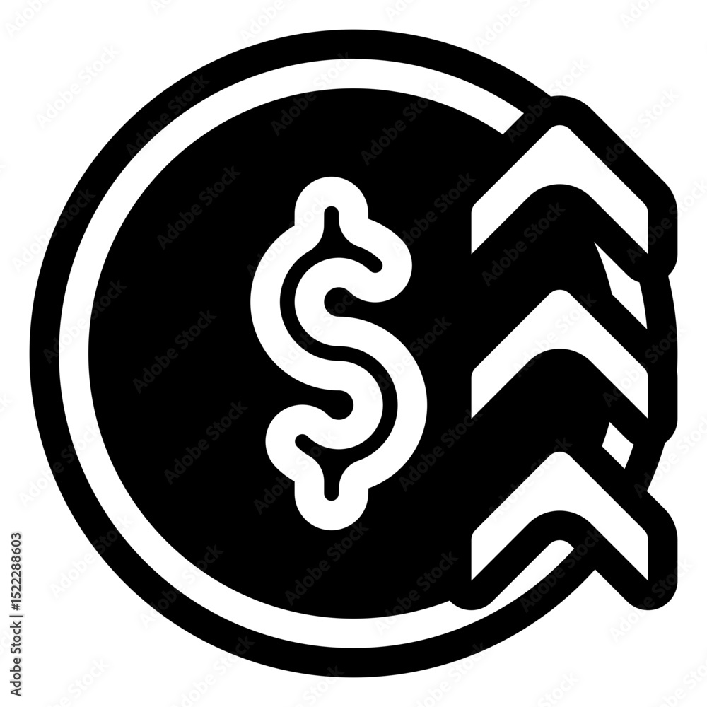 Fototapeta premium profit icon