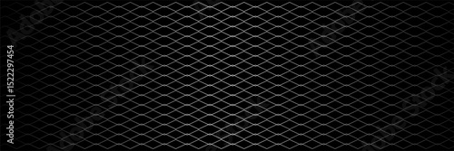 Wire net background vector illustration, black wire mesh isolated, barrier net metal wall, barbed wire fence, black grid for backdrop, fence barb for construction zone, wire grid of fence