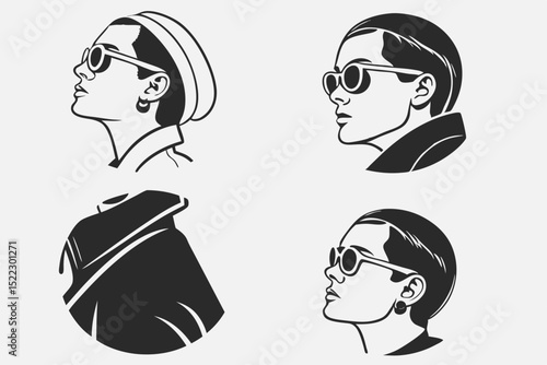 vector illustration of a woman